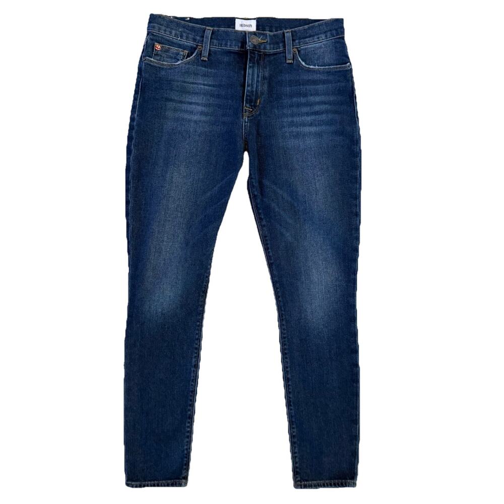 Hudson Jeans Womens 29 Natalie Super Skinny Stretch Designer Premium Dark Blue
